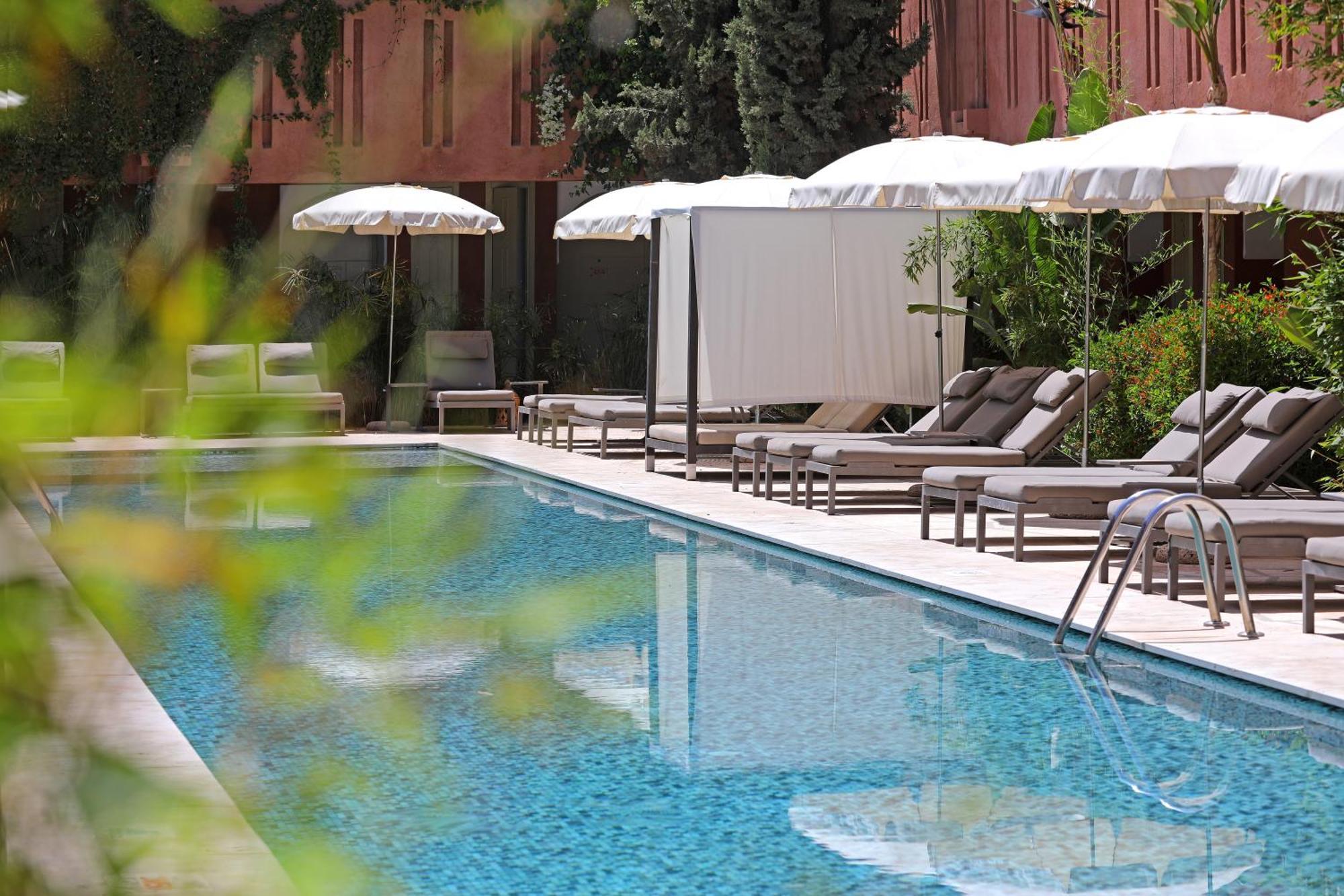 Kenzi Club Agdal Medina - All Inclusive Lahebichate Bagian luar foto The swimming pool at the hotel