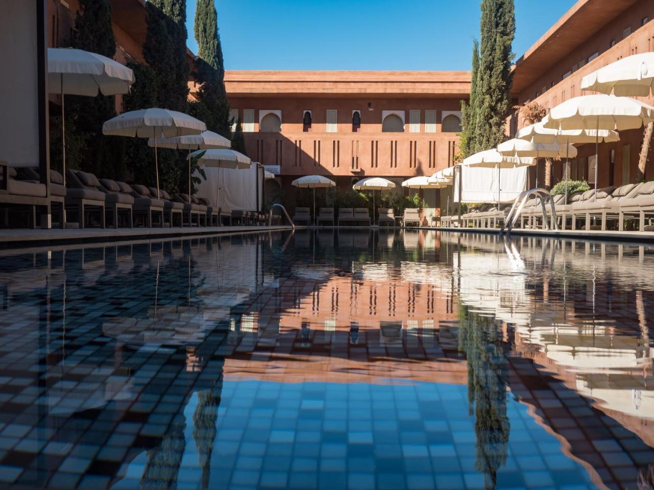 Kenzi Club Agdal Medina - All Inclusive Lahebichate Bagian luar foto The pool at the Hotel Amanjena